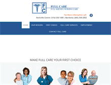Tablet Screenshot of fullcare.com